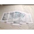 thumbnail image 5 of 5Pcs Canvas Wall Art Print Set for Home Decor, 25x50 cm Modern Abstract Flower Landscape Painting Pictures for Living Room, Bedroom, Office, 5 of 6