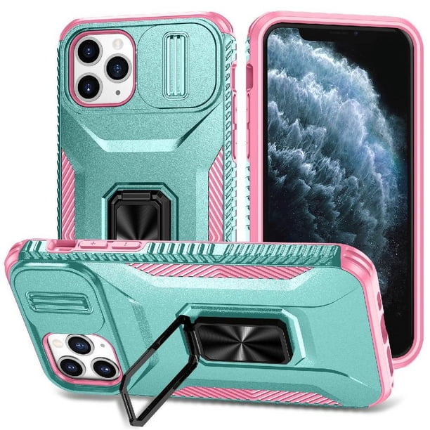 Funda para GANGXUN iPhone 11 Pro Max - Soporte metálico, Función magnética, Verde