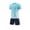 A-BU2434, variant on JAJAHO Boys Summer Active Clothes Athletic Short Sleeve V Neck T Shirt Quick Dry Shorts 2 Piece Set Kids Sports Outfit