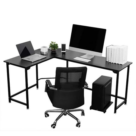 Vivohome Morden L Shaped Corner Computer Desk For Home Office