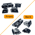 thumbnail image 6 of Left Drive Side Ac Vent Air Conditioner Outlet Carparts For Passat CC 2009-2012 For Volkswagen Passat B7 2011-2015 Dashboard Climate Control Air Vent Bezel Pane Replacement 3AB 819 701A-black-Left, 6 of 6