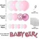 thumbnail image 2 of Pink And White Balloon Arch Garland Kit-121 PCS 5+12+18 Inch White Pink Baby Girl Balloons For Baby Girl Shower Decorations Birthday Engagement Party, 2 of 4