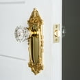 thumbnail image 6 of Nostalgic Warehouse Viccry_Prv_238_Nk Crystal Solid Brass Privacy Door Knob Set - Brass, 6 of 7