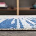 thumbnail image 6 of JONATHAN Y CTP112A-28 Linear Modern Half-Stripe Blue/Cream 2 ft. x 8 ft. Runner Rug, 6 of 10