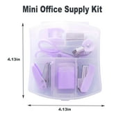 8 Pack Mini Office Supply Kits – Includes Mini Stapler, Scissors, Staple Remover, Puncher, Pencil Sharpener, Tape Dispenser