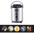 thumbnail image 3 of Miumaeov 8L Insulated Beverage Dispenser 304 Stainless Steel Large Hot and Cold Beverage Dispenser with Faucet for Tea Coffee Milk, Water, Juice,Soup Party Buffet(Temperature -30℃- 150℃), 3 of 9