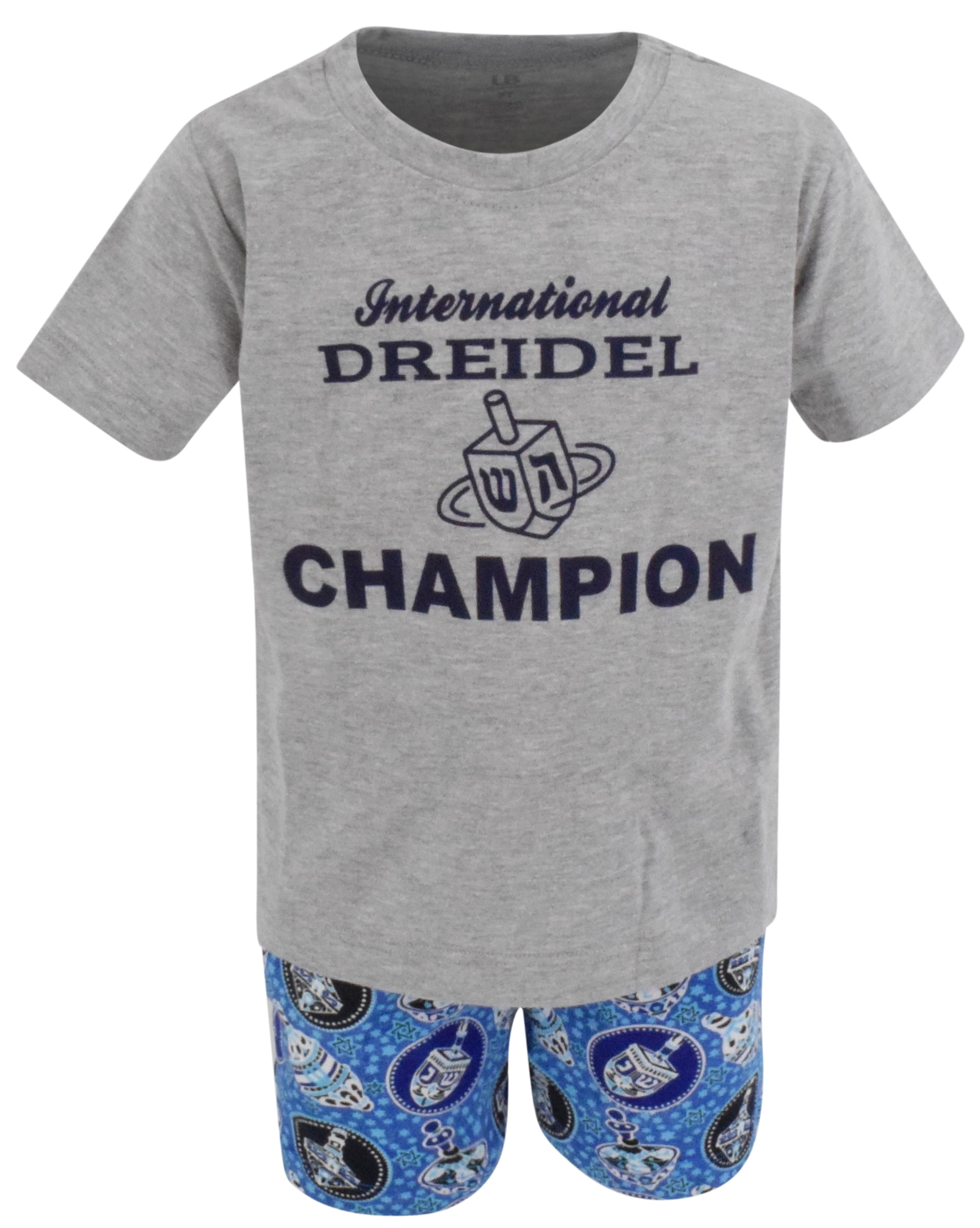 Boys Dreidel Champion Hanukkah Outfit 