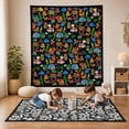 thumbnail image 6 of DIY Coloring Blanket for Adults, 47x59 Inch Velvet Fleece Throw with 24 Washable Markers, Reusable Washable Art Blanket for Home Decor, Family Activity Unique Gift, 6 of 6