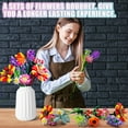 Flower Bouquet Building Set DIY Artificial Botanical Collection for