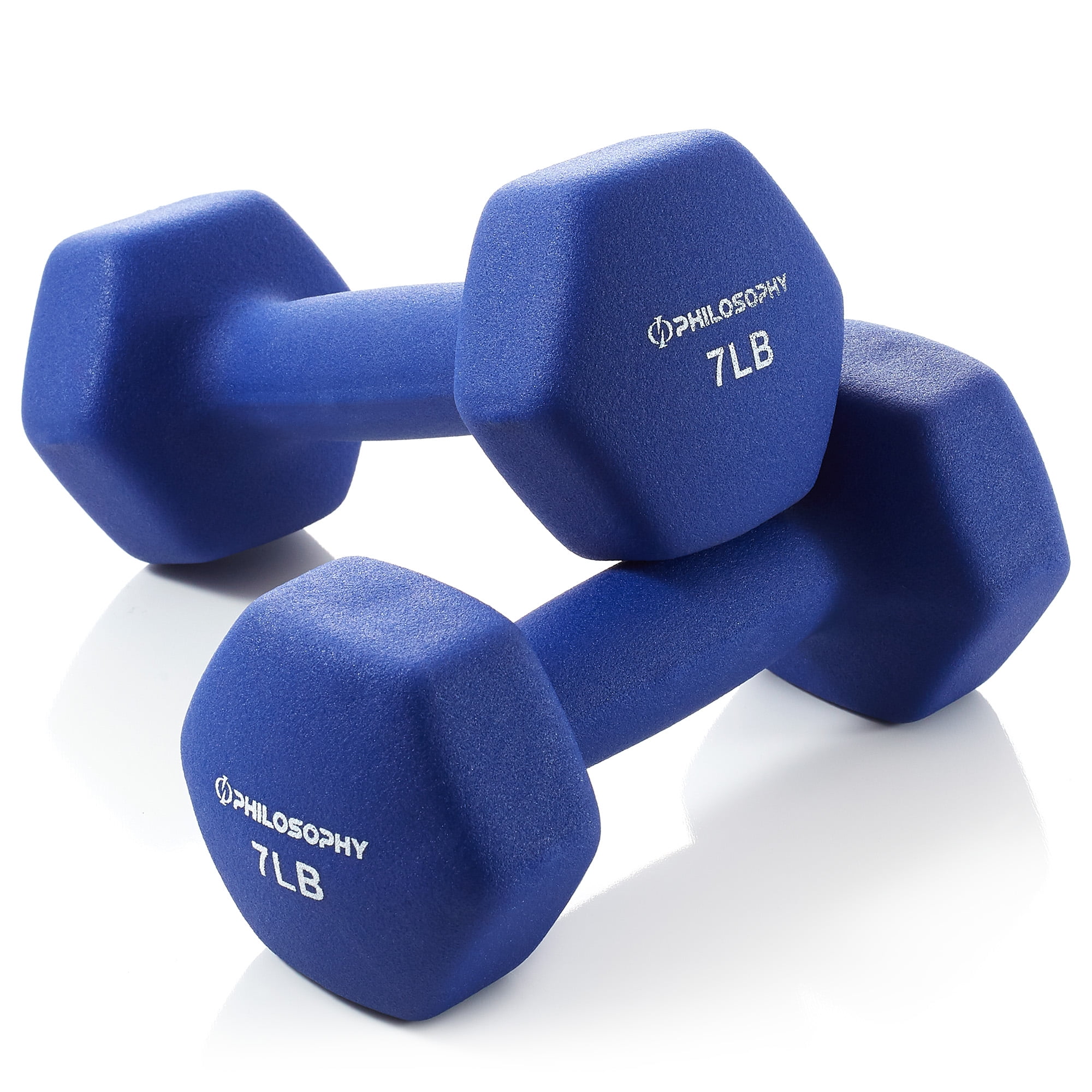 46 LBS TOTAL 8 lb & 5 lb Pairs NEW CAP Neoprene Dumbbell Weights Set of 10 lb