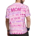 thumbnail image 2 of Wukai Best Mom ever Print Men's Short-Sleeved Mesh T-Shirt,Quick-Dry Short Sleeve Workout T-Shirt-X-Large, 2 of 8