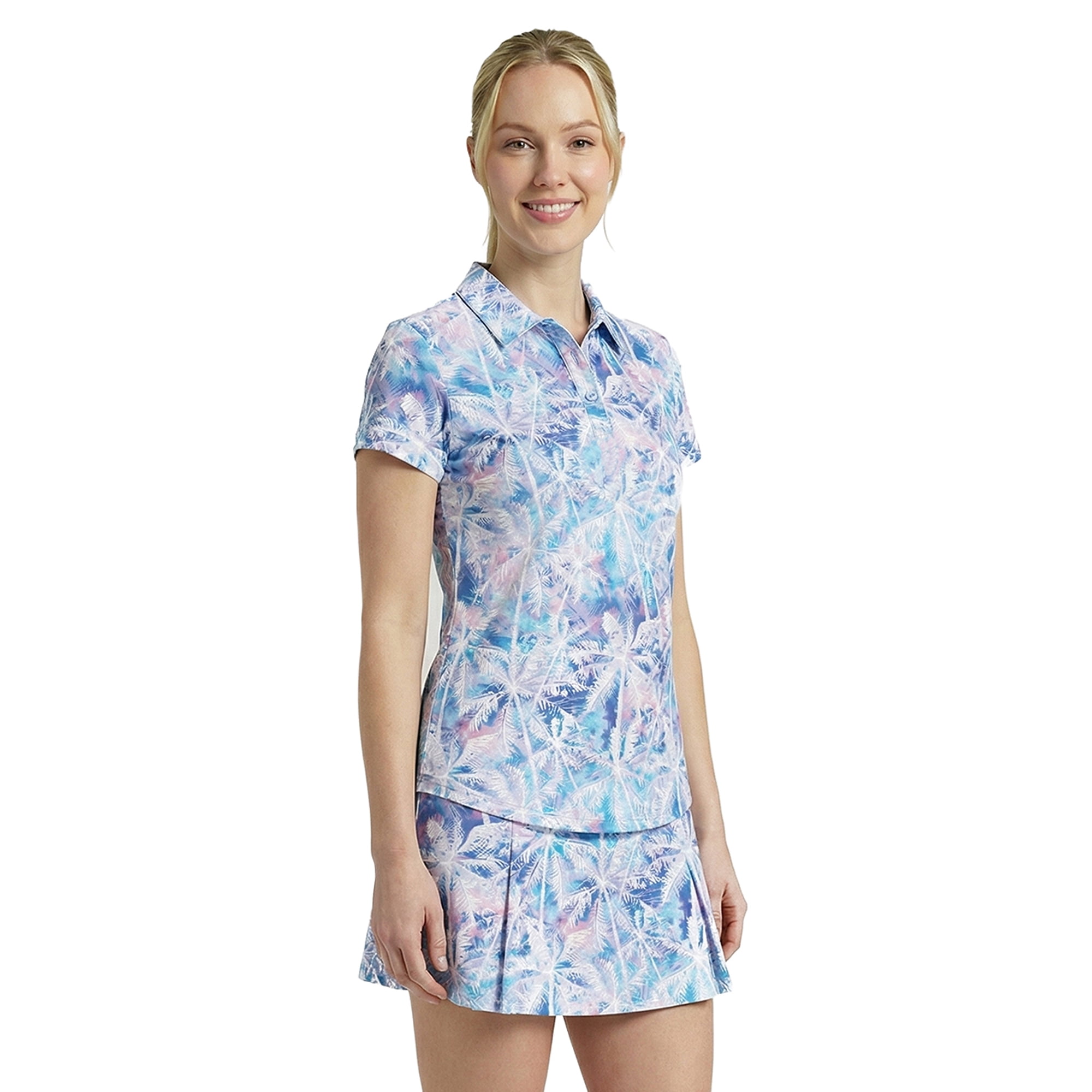 Birdie Bound Women’s Thanya Polo Shirt with Short Sleeves, Sizes XS-XXL