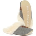 thumbnail image 5 of Joules Slippet Luxe Women's Sausage Dog Felt Indoor Slipper In Stone Size 9/10, 5 of 6