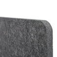 thumbnail image 4 of Stand Up Desk Store ReFocus Raw Clamp-On Acoustic Desk Divider Mounted Privacy Panel to Reduce Noise and Visual Distractions (Anthracite Gray, 23.6"  x 16" ), 4 of 6