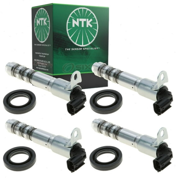4 pc NTK Variable Timing Solenoid VVTs compatible with GMC Acadia Limited 3.6L V6 2017