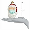 thumbnail image 4 of Old World Christmas Santa with Face Mask Blown Glass 2020 Unique Christmas Ornaments for Christmas Tree Decorations, 4 of 6