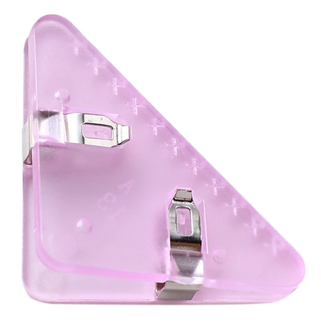 Fokuz Paper Translucent Triangular Corner Paper To Hold 50 Sheets Book Page Holder Books Curling For Classroom Students Teacher|File Folder Racks