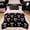 Black Pink, variant on Erosebridal Girly Kawaii Ribbon Twin Comforter Sets for Girls Women, Princess Bow Love Heart Bedding Set, Pink Reversible, 2pcs