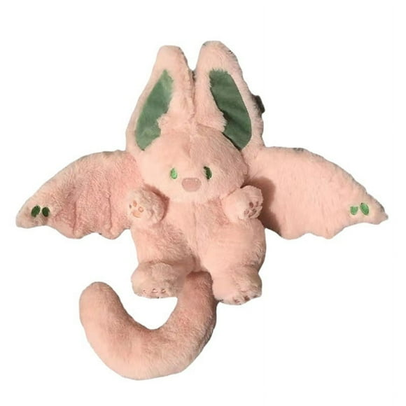 Bunny Stuffed Animals, 35cm Cute Bat Bunny Toys Pillow Plushie, Kawaii Easter Rabbit Pink Bunny Stuffed Animal Gifts for Kids, Christmas, Newborn Best Gift for Friends Kids Adult Birthday Gifts