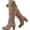 Beige 703, variant on Love Steetly Women's Extra Wide Calf Knee High Boots, Slouchy Ruched Faux Leather, Double Buckle Accents, Chunky Block Heel Side Zipper Boots.
