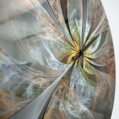 Buy Designart Symmetrical Yellow Fractal Flower Modern Wall Clock Online In Poland 665349118 Buy Designart Symmetrical Yellow Fractal Flower Modern Wall Clock Online In Poland 665349118