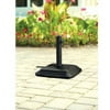 Mainstays Lawson Ridge Black, Powder Coated Steel, Square Umbrella Base