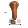 thumbnail image 5 of Coffee Tamper Powder Hammer Pressing Wooden Handle Coffee Distributor for Coffee and Espresso Mat Powder Hammer Tampers Machine, 5 of 5