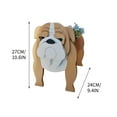 thumbnail image 2 of Dog Planter under $5! CQCYD Dog Shaped Flower Pot, Cute Animal Planter for Succulentss, Indoor Outdoor Garden Decor, PVC Pet Lover Gift, Decorative Plant Container with Drainage Holes, 2 of 2