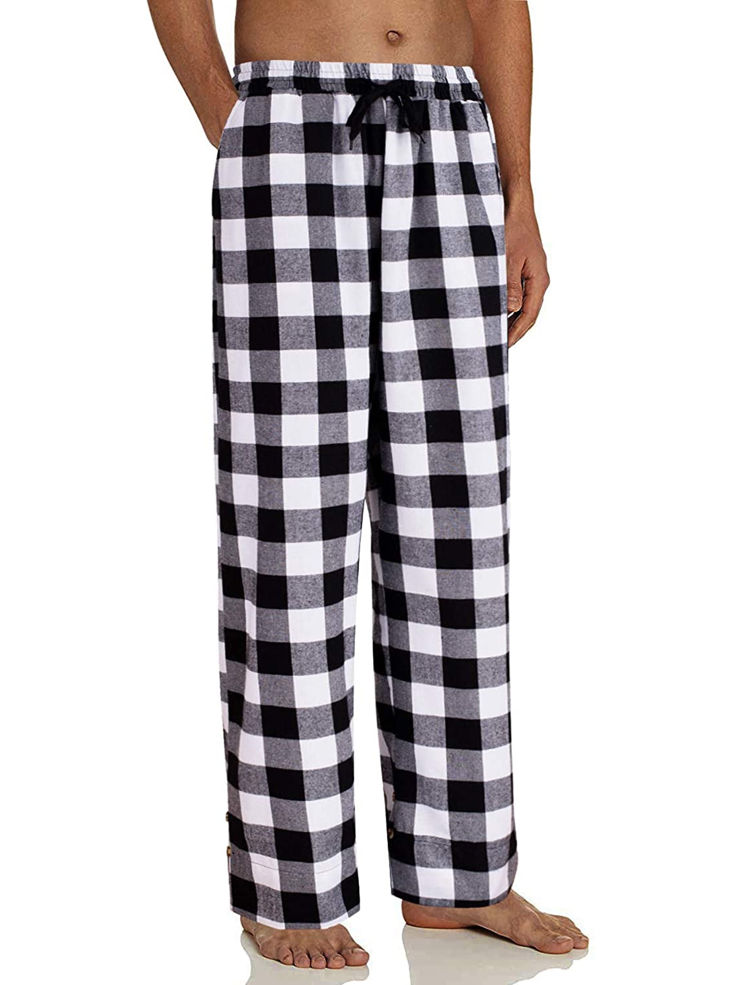 plaid loose pants