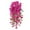 Purple Pink, variant on 1Pc White Outdoor Courtyard Artificial Flowers, 75cm/29.52In Christmas Wall Hanging Flowers Rattan, Eucalyptus Morning Glories, Silk Flowers, Home Wedding, Wedding Decoration