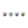 Tommee Tippee Moda Pacifiers, Symmetrical Design, BPA-Free Silicone Binkies, 0-6m, 4-Count