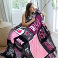 thumbnail image 4 of Nana Gifts Nana Birthday Gifts Best Nana Ever Blanket Nana Gifts from Grandkids Nana Gifts from Granddaughter Grandma Birthday Gifts for Nana Grandma Throw Blanket 51\u201d X 60\u201d, 4 of 6