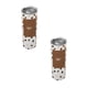 thumbnail image 1 of Duo de termos de 590 ml diseño café decorativo, 1 of 6