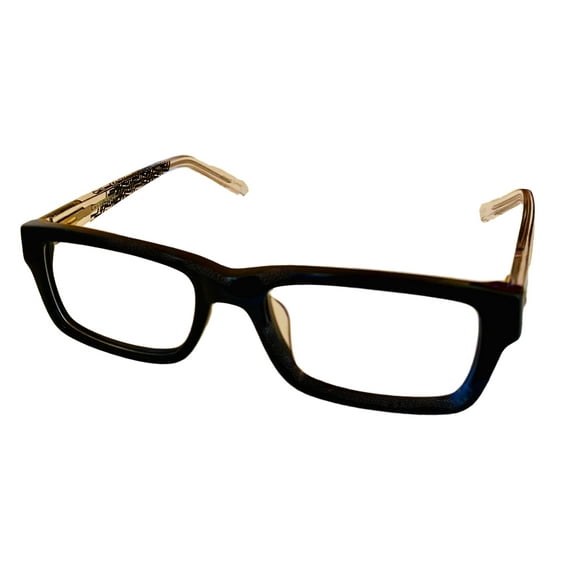 Converse Mens Black Ophthalmic Soft Rectangle Plastic Frame A079. 47mm