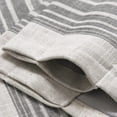 thumbnail image 4 of DriftAway Chris Vertical Striped Pattern Linen Textured Blackout Window Curtain Valance Grey 52" width x 18 " length, 4 of 6
