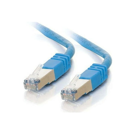 UPC: 0757120272410 | C2G 3ft Cat5e Snagless Shielded (STP) Ethernet Network Patch Cable – Blue