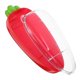 thumbnail image 1 of Red Divided Veggie Tray with Lid for Storage Use Made of ABS Design, 1 of 5
