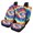 Tie Dye Burst Print, variant on Uourmeti Butterfly Design Car Seat Covers Full Set 3 Pieces Automobile Seat Cover Sets Protect Easy to Install Suitable for Truck Sedans