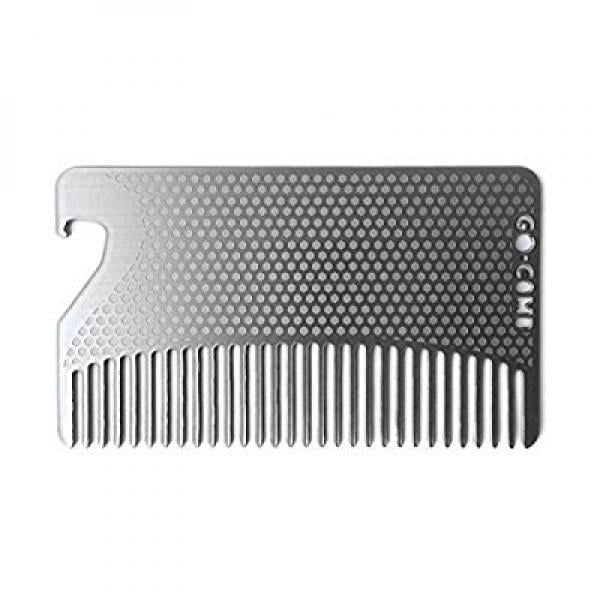 Wallet Comb + Bottle Opener Sleek, Durable Stainless Steel