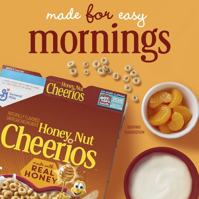 10 pack) Honey Nut Cheerios, Heart Healthy Cereal, Affirmations