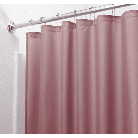 Mold Mildew Resistant Fabric Shower Curtain Liner Rose