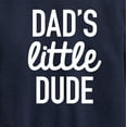 thumbnail image 3 of Instant Message - Dad Set Little Dude - Toddler & Youth Crewneck Fleece Sweatshirt, 3 of 6