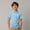 Sky Blue, variant on LIUYUNNN Kids Polo Shirts Boys Short Sleeve Boys Pink Button up Shirt School Uniform Classic 5-6 Years Boys Clothes Boys Girls Four Seasons Outfits