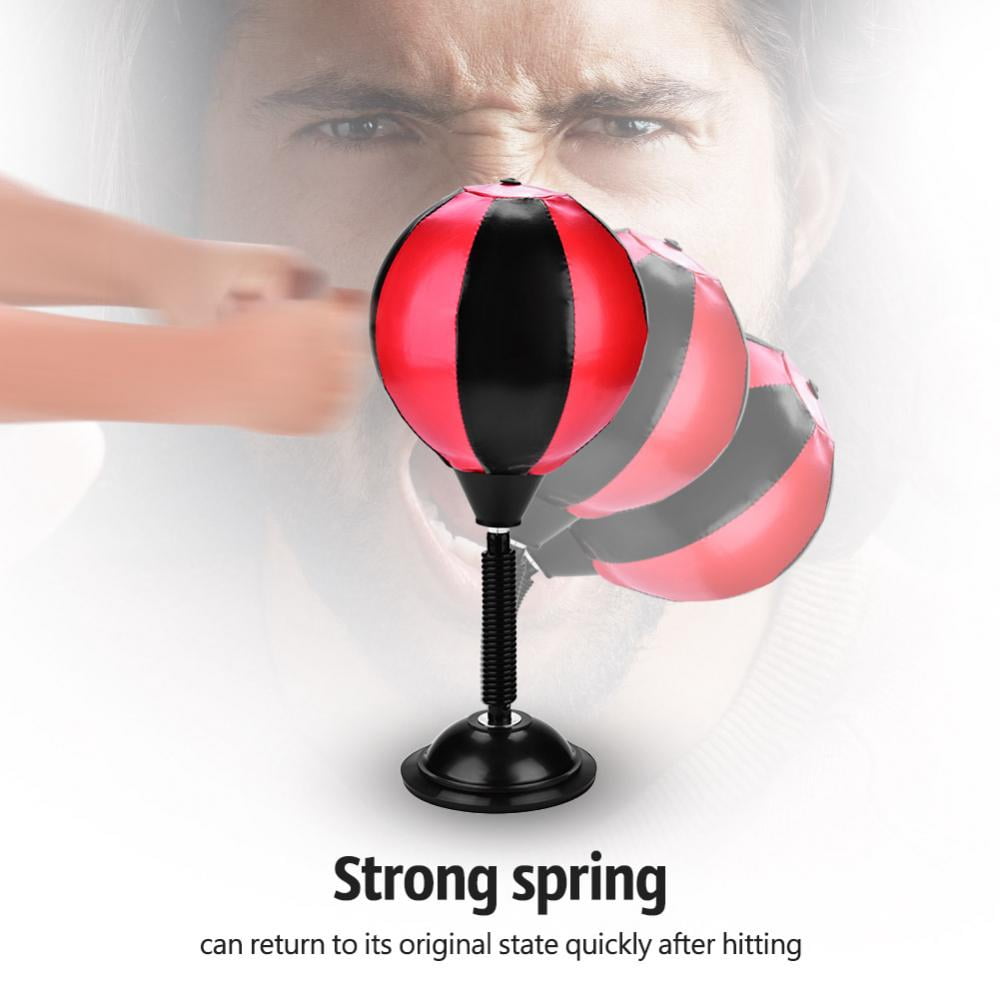 Desktop PU Punching Ball Speed Stress Relief Boxing Bag Mini Punch Toy Gift New
