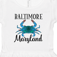 thumbnail image 4 of Inktastic Baltimore Maryland Vacation Blue Crab Girls Toddler Dress, 4 of 5