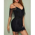 thumbnail image 5 of ECDAHICC Robes pour Femmes Robes à Volants Années 20 Gatsby avec Franges Robes Mini Haute Qualité, 5 of 5