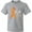 Athletic Heather, variant on Inktastic Faith over Fear Leukemia Awareness with Orange Ribbon Youth T-Shirt