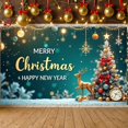 thumbnail image 5 of Decorated Tree Merry Christmas Reindeer Banner Snowflakes for Holiday Party Celebration Winter Decoration, 5 of 9