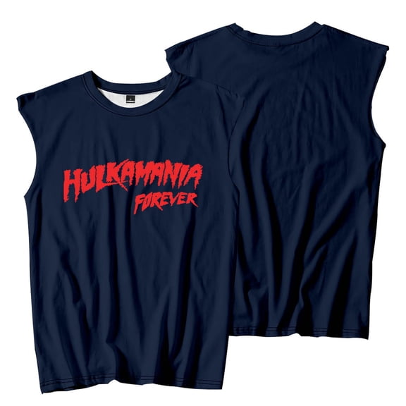 Hulkamania Forever Sleeveless T-Shirts Cosplay Women Men HipHop Tank Tops Tee