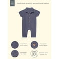 thumbnail image 7 of Modern Moments by Gerber Baby Boy Long Leg Slouch Henley Romper, Sizes 0/3 Months - 24 Months, 7 of 7
